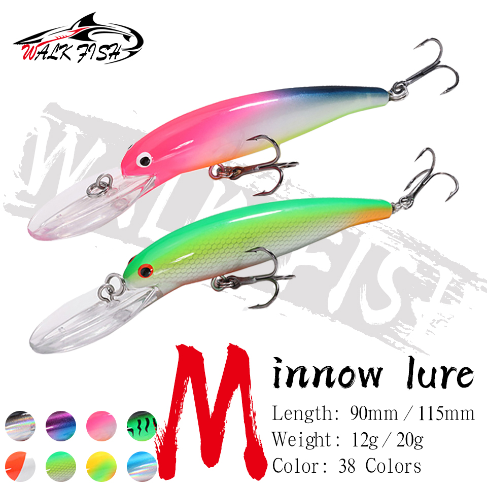 Fishing Hook Size - WALK FISH, 12 г, 20 г,
