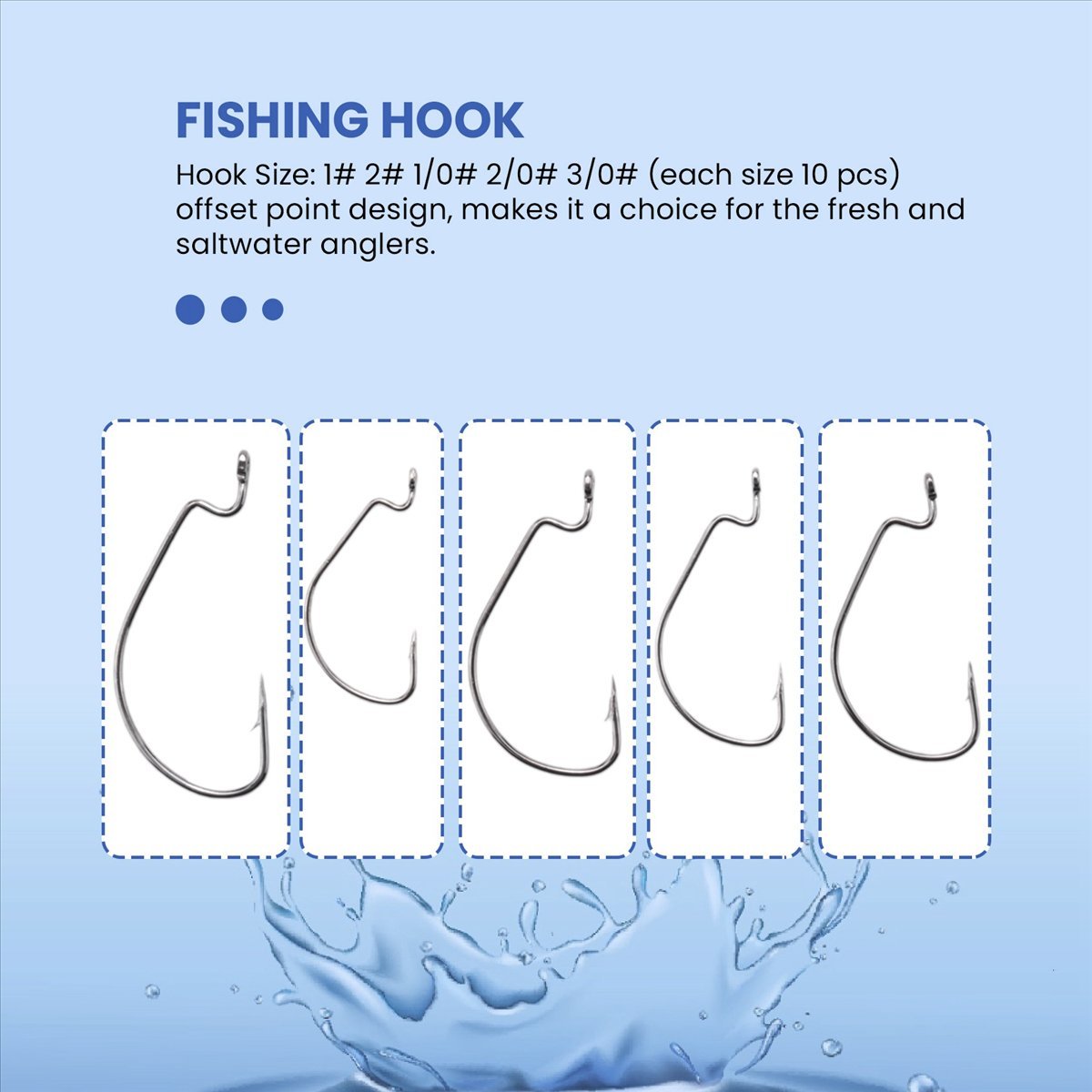 AD45 51 шт. рыболовных крючков – обзор и цена Fishing Hook Box