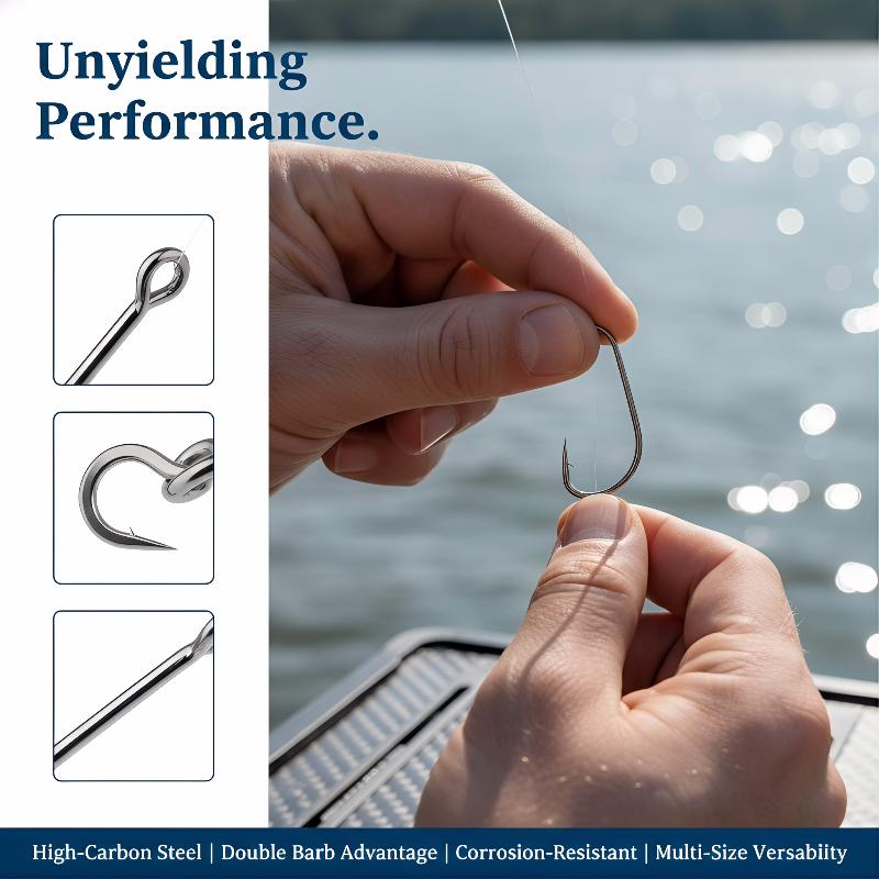 Набор из 120 прочных офсетных  – обзор и цена Fishing Hook Offset