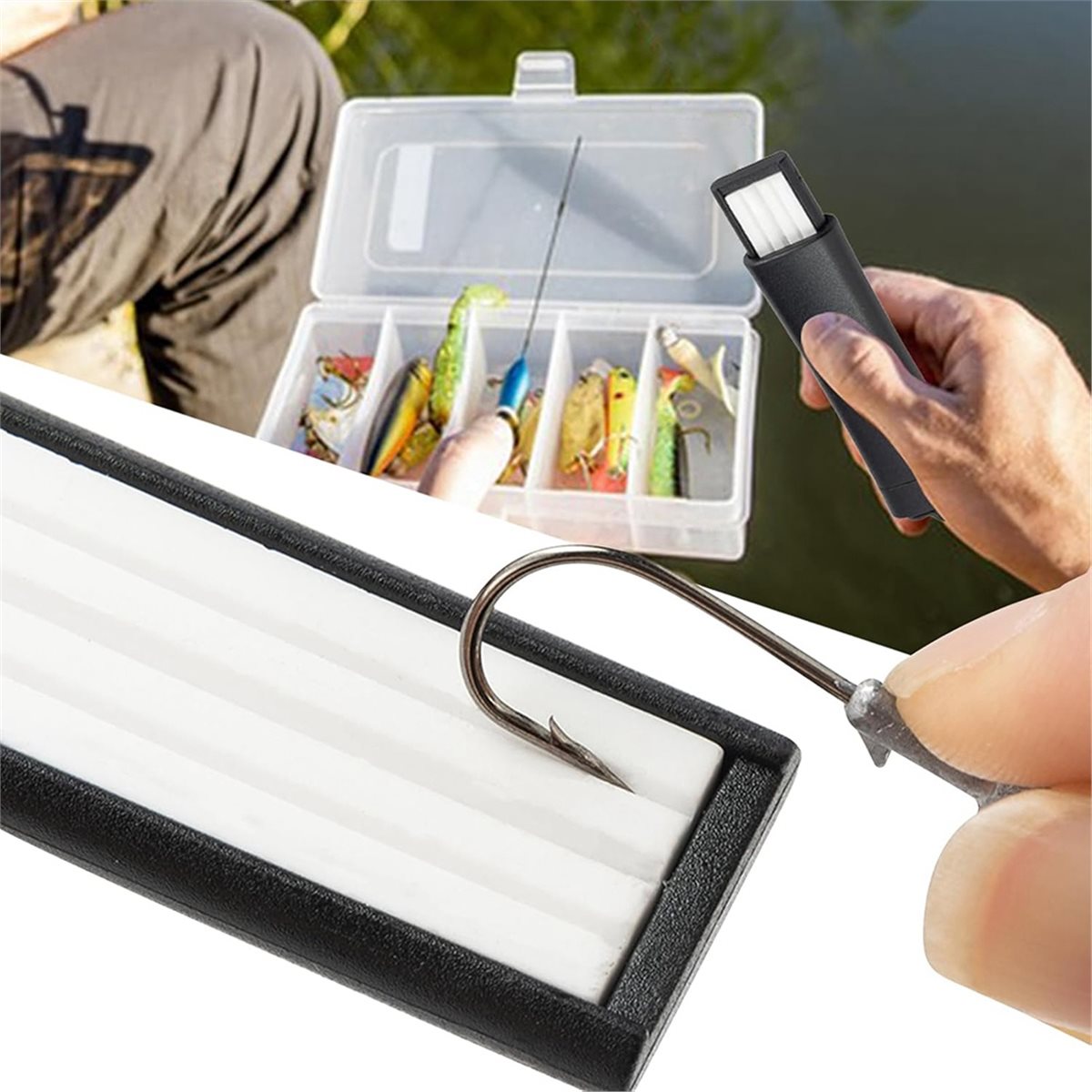 Точилка для рыболовных крючков – обзор и цена Fishing Hook Box